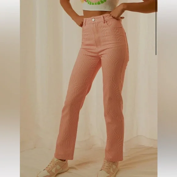 Pepper Mayo Electric Ave Pants - Pink Wave⚡️ - Picture 3 of 6